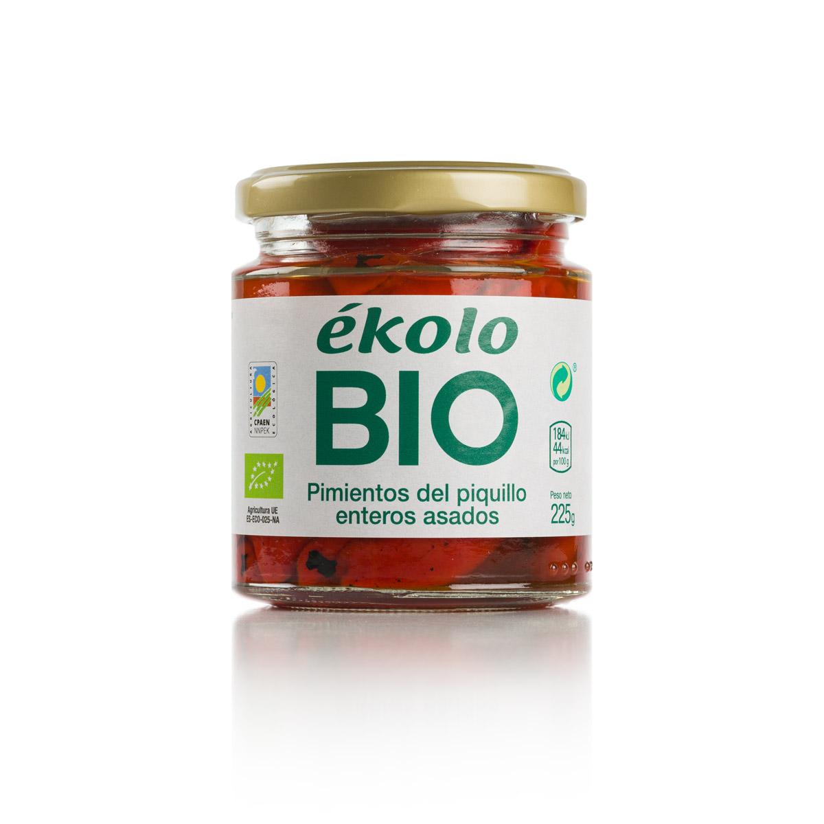 Pimientos del Piquillo Extra ecológicos Enteros BIO Ékolo 225 g
