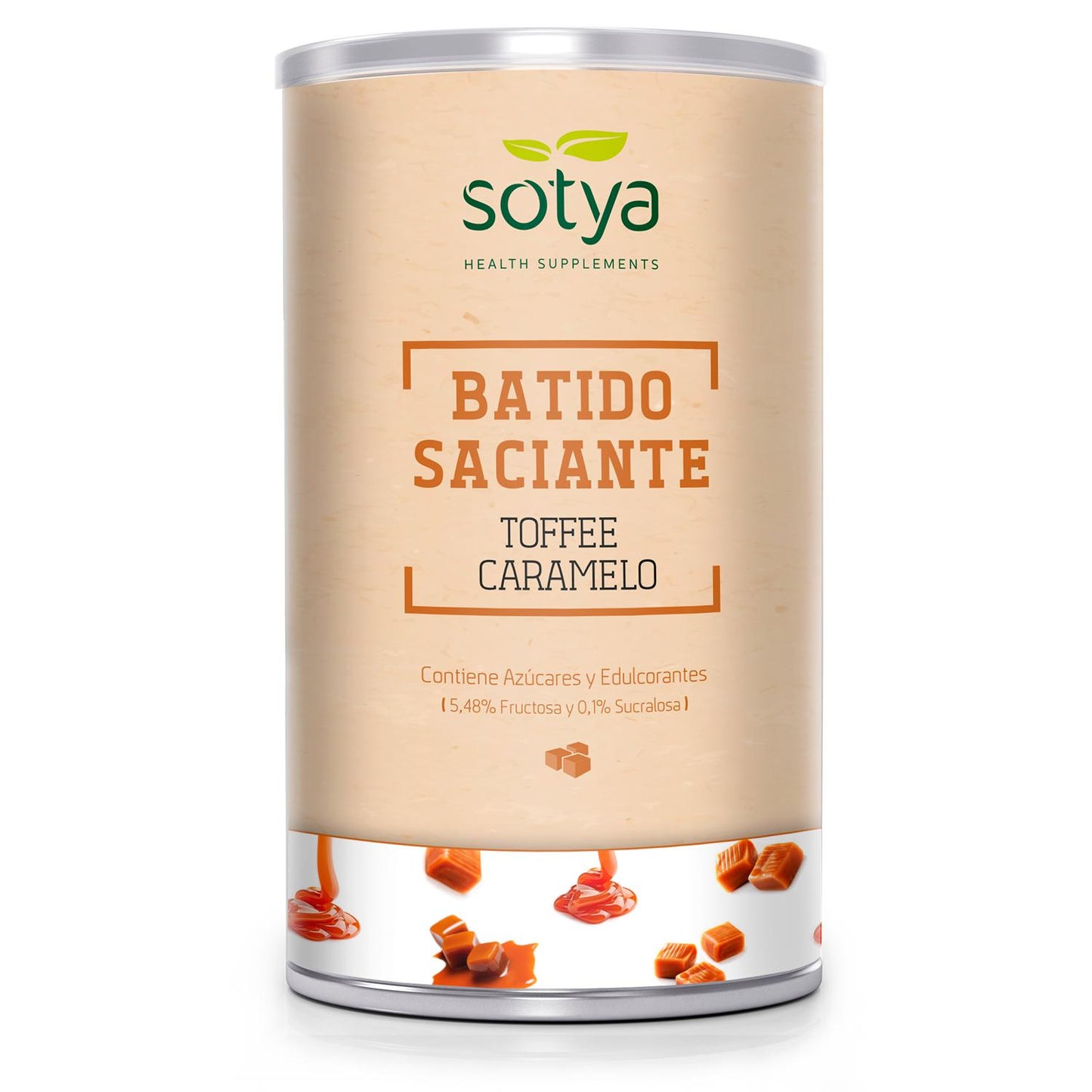 SOTYA Batido saciante sabor toffee caramelo 550 gr