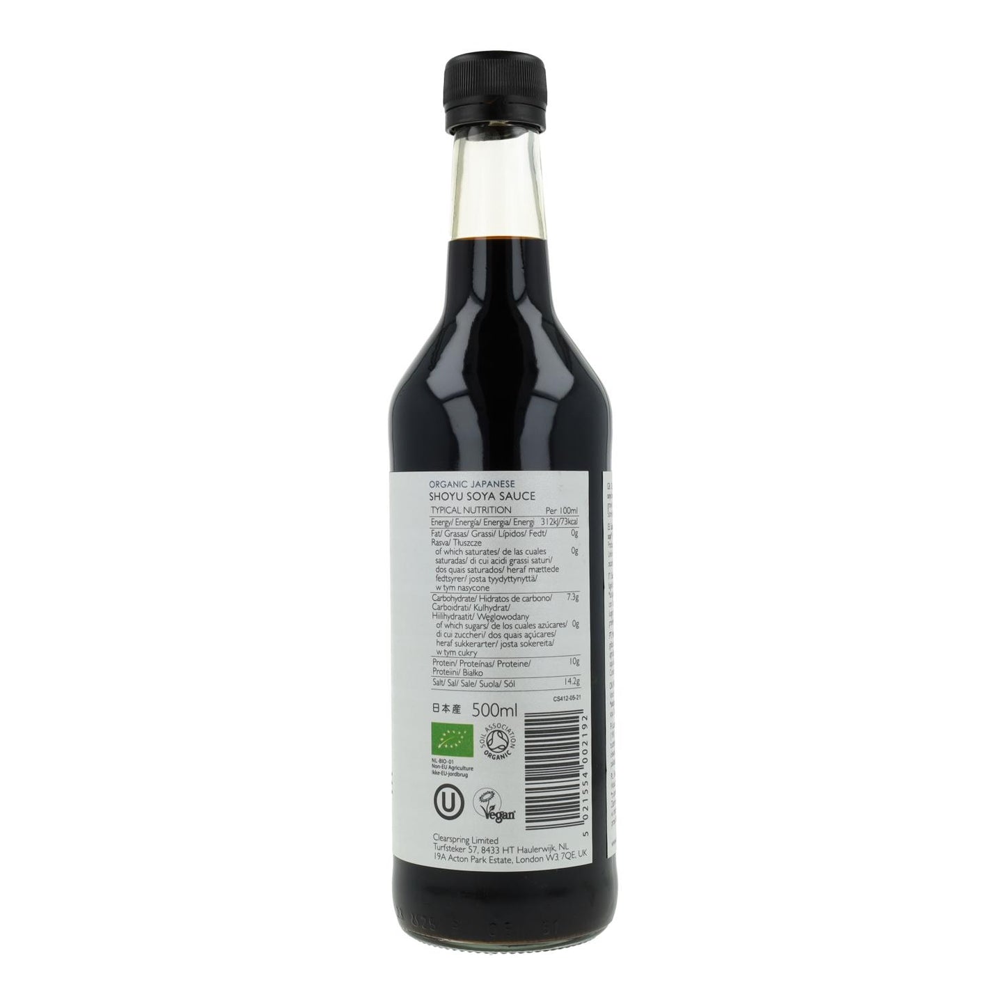 Salsa de soja shoyu Clearspring