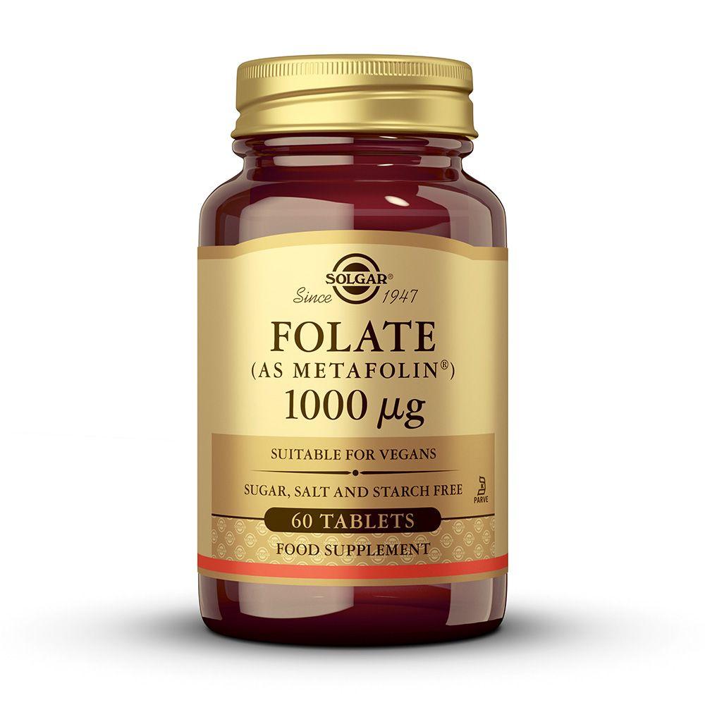 Folato 1000mcg 60comp Solgar