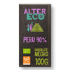 Chocolate negro Perú 90% Bio Altereco 100gr