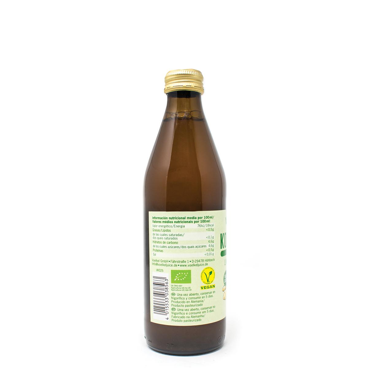 Kombucha Lima y Jengibre Voelkel 330 ml