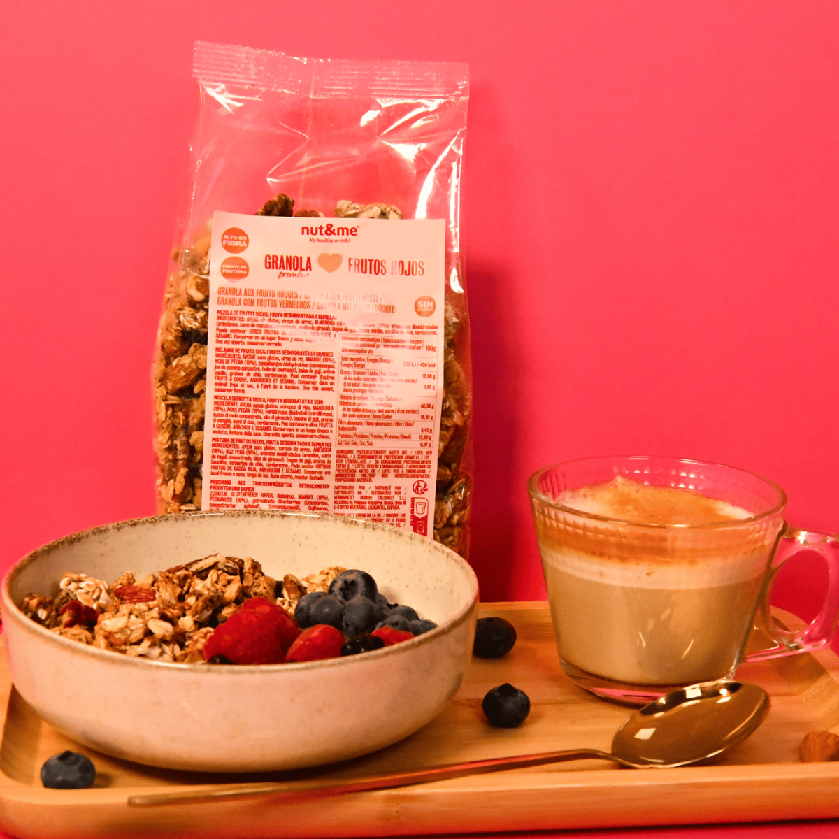 Granola original con arándanos 500 g Nut&me