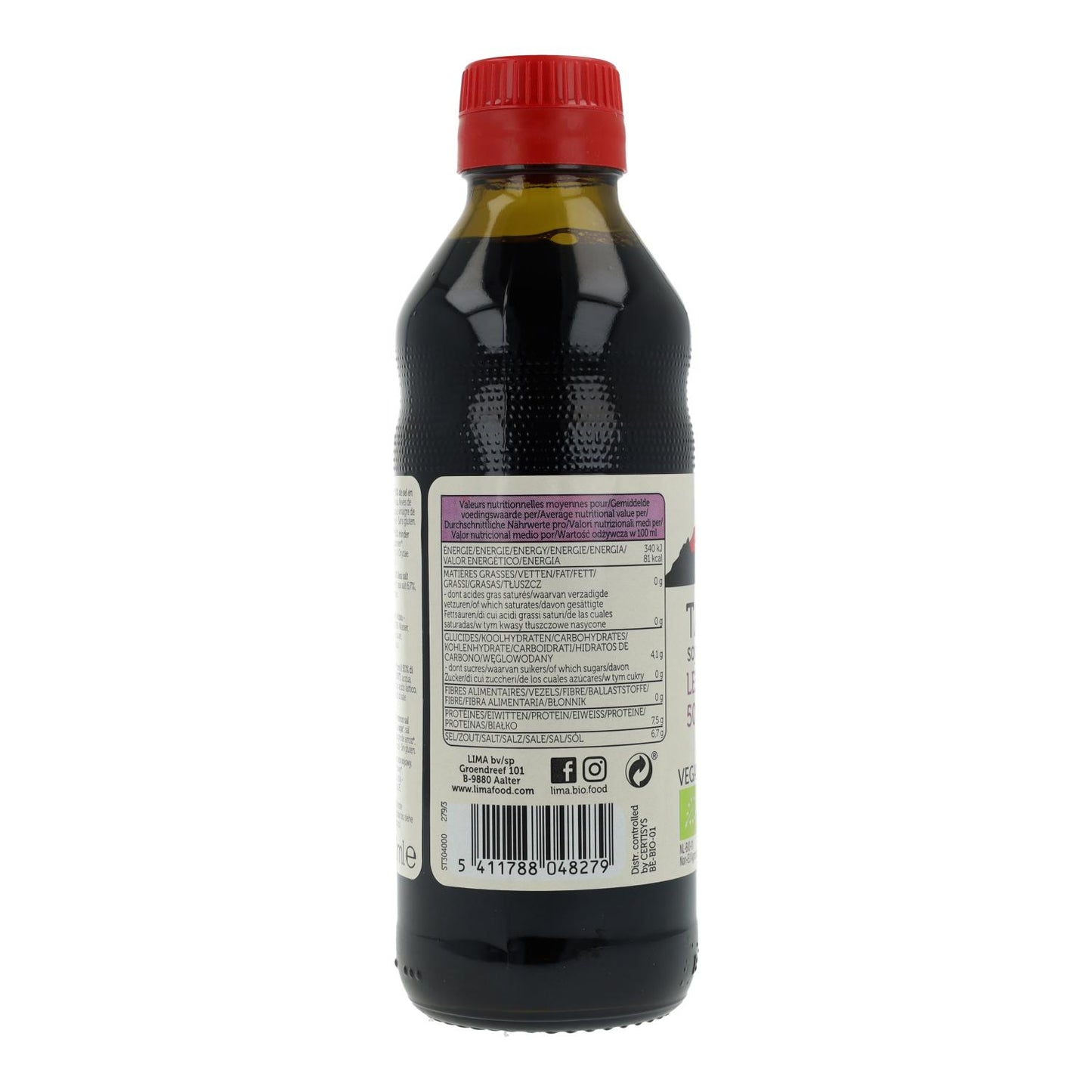 Salsa de soja Tamari 50% menos de sal ECO Lima