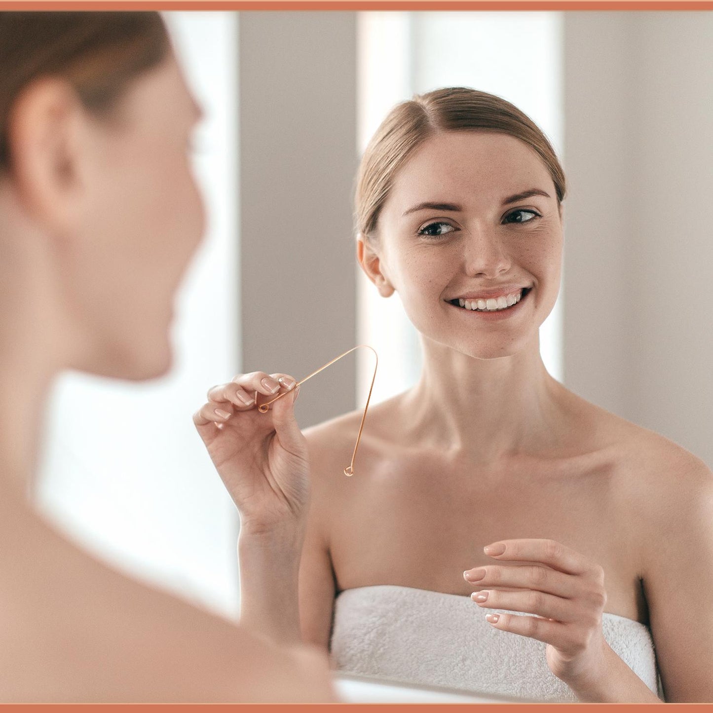 Raspador de lengua de cobre Arista ayurveda