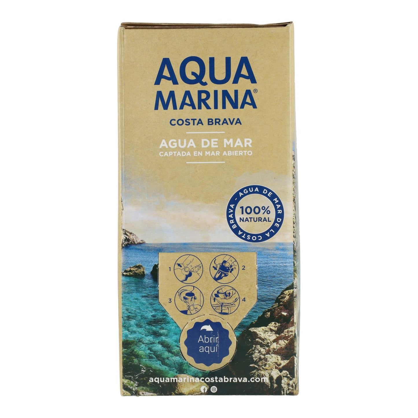Agua De Mar Hipertónica B&B Aquamarina 3 L.