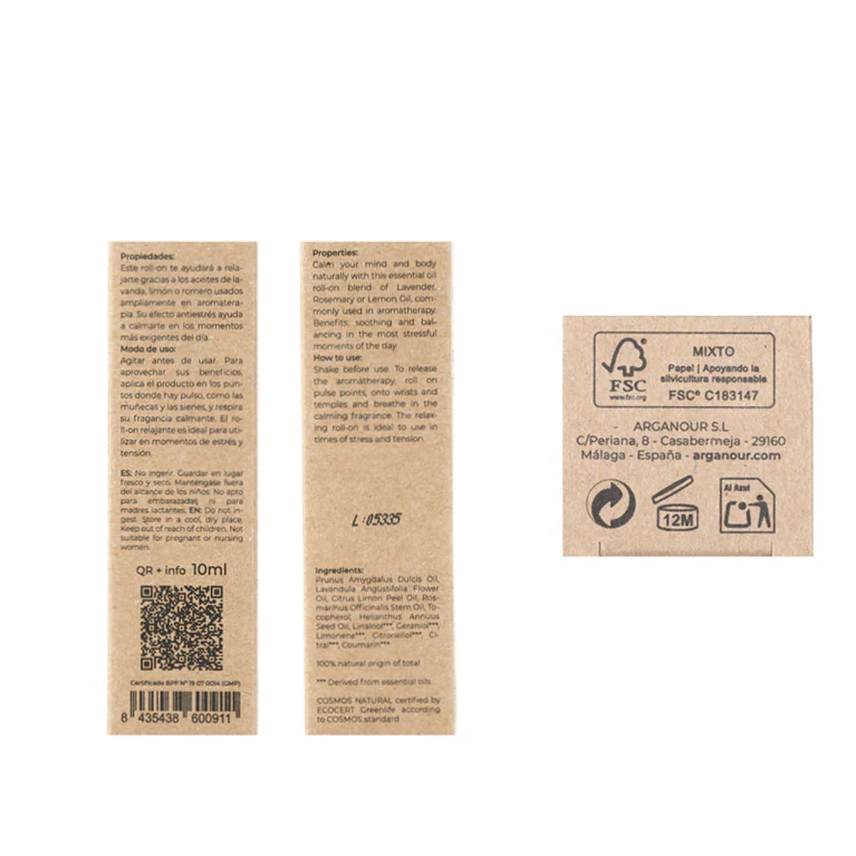 Roll-on relajante, Arganour,10ml