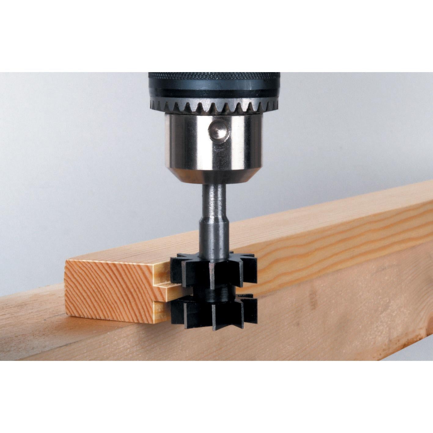 Wolfcraft 3259000 - 1 fresa de doble lengüeta Ø 30 x 22 mm