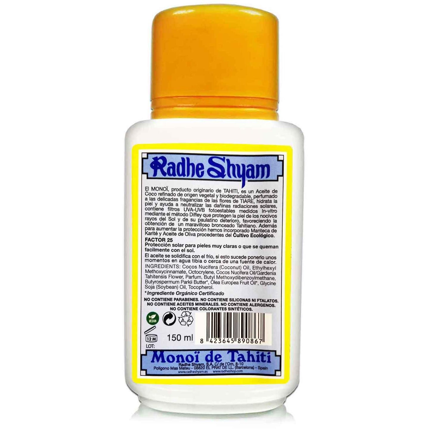 Monoi De Tahiti F.25 Radhe 150 Ml Radhe