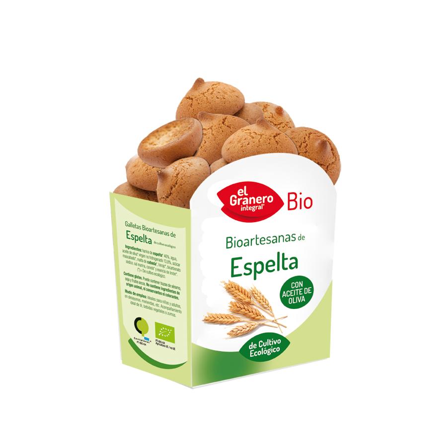 Galletas Artesanas de Trigo Espelta Bio El Granero 220 g