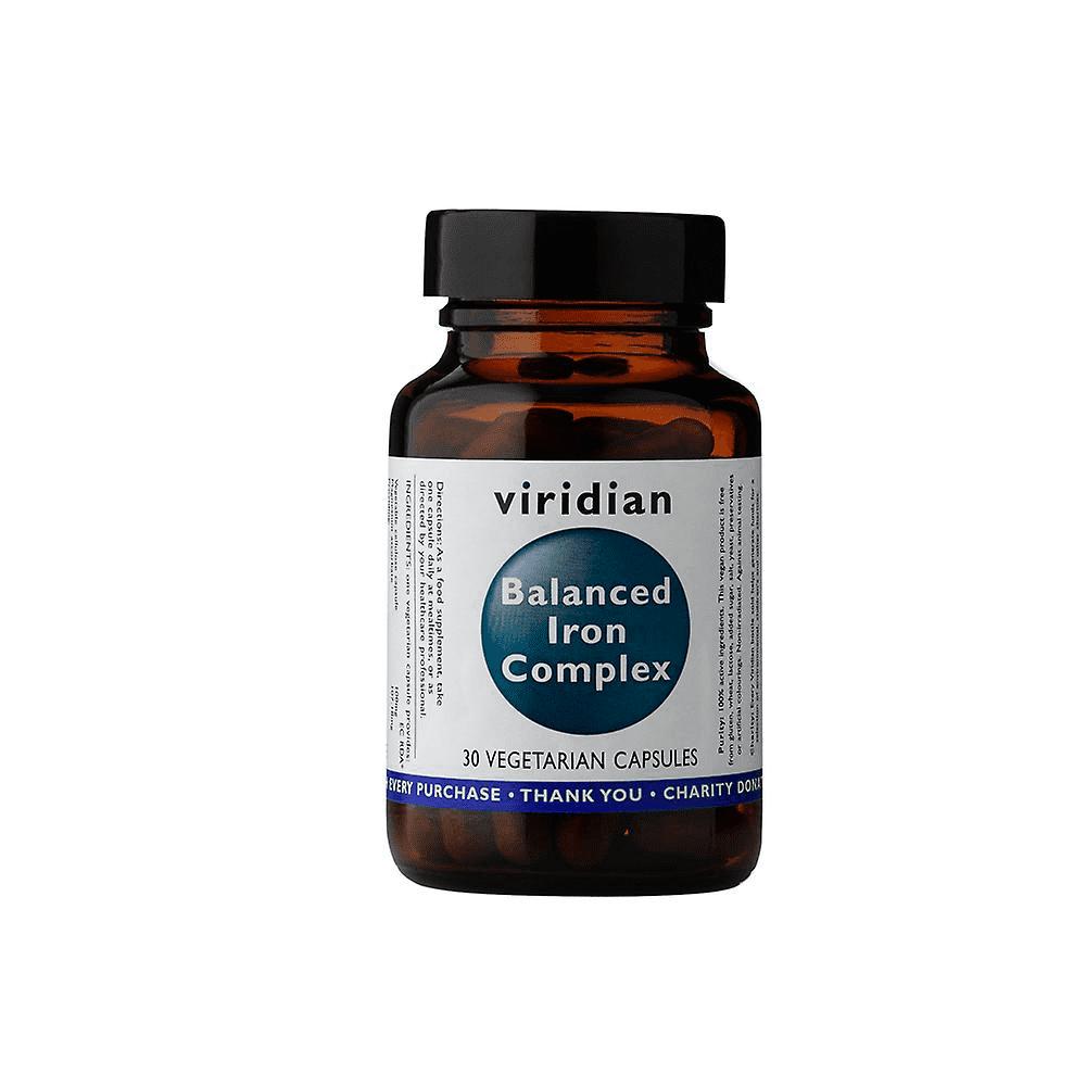 Hierro Balanceado Complez  Viridian 30 Caps