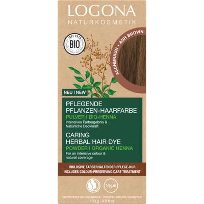 Colorante Vegetal Castaño Ceniza Logona ( Ash Brown ) 2 x 50 g