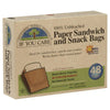 Bolsas de papel para sandwich If You Care 48 Uds