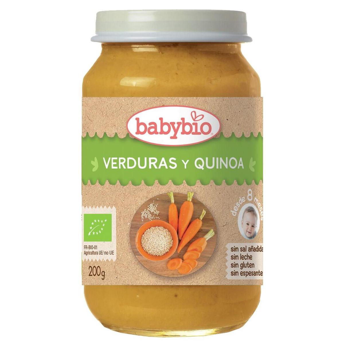Pack 3 uds Tarrito Menu Tradicion Verduras y Quinoa, 200 g. Babybio