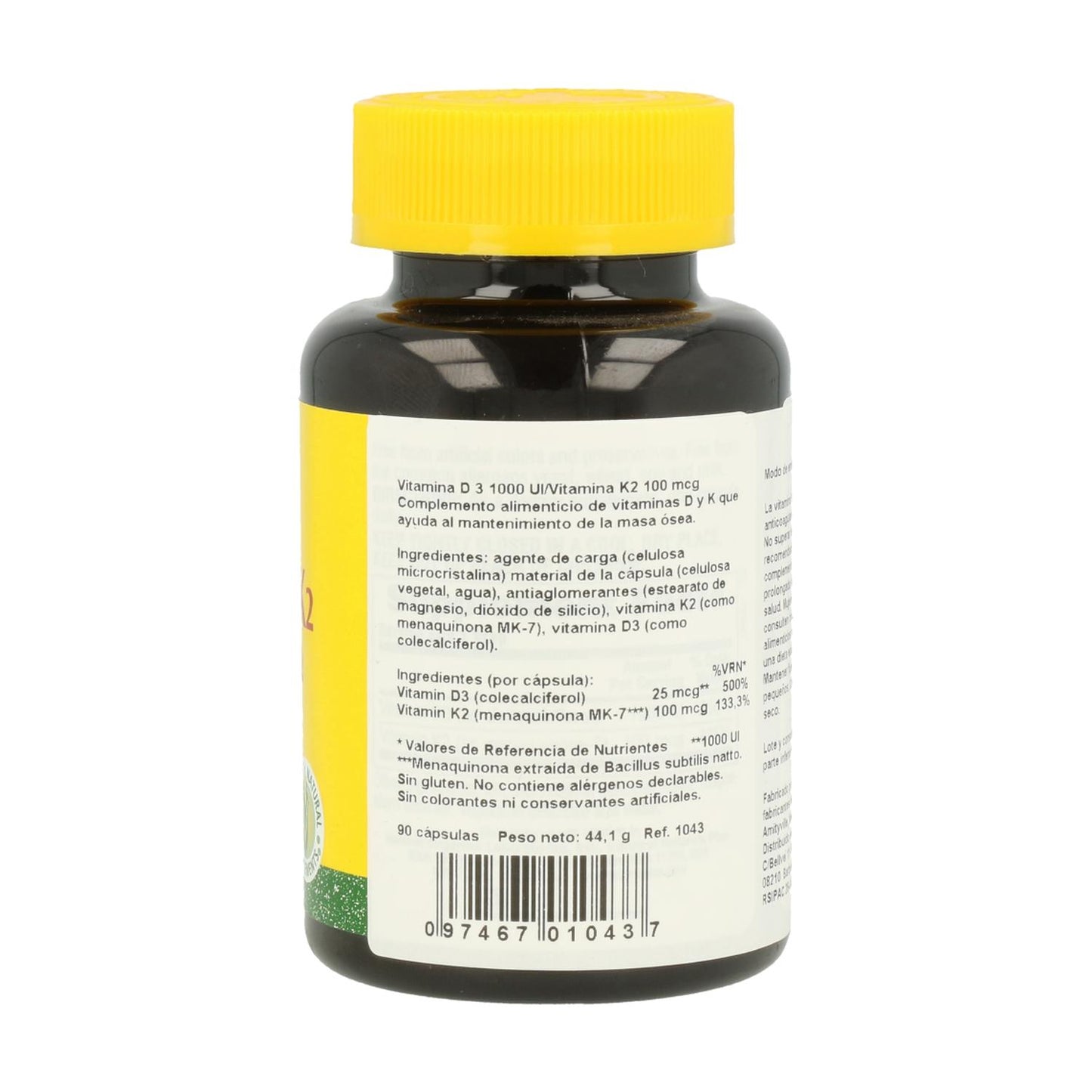 Vitamina D3 / K2 Nature's Plus 90 cápsulas