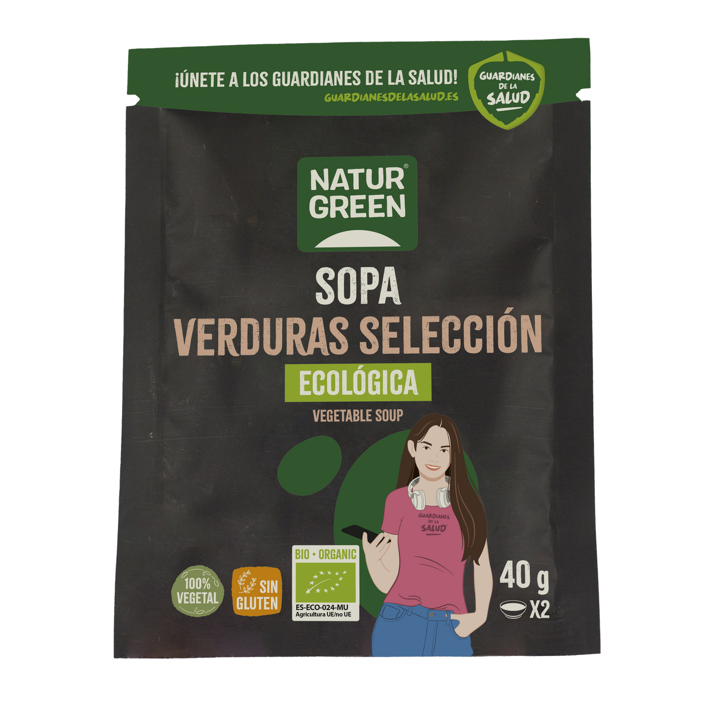 Sopa 12 Verduras Selección Naturgreen, 40g