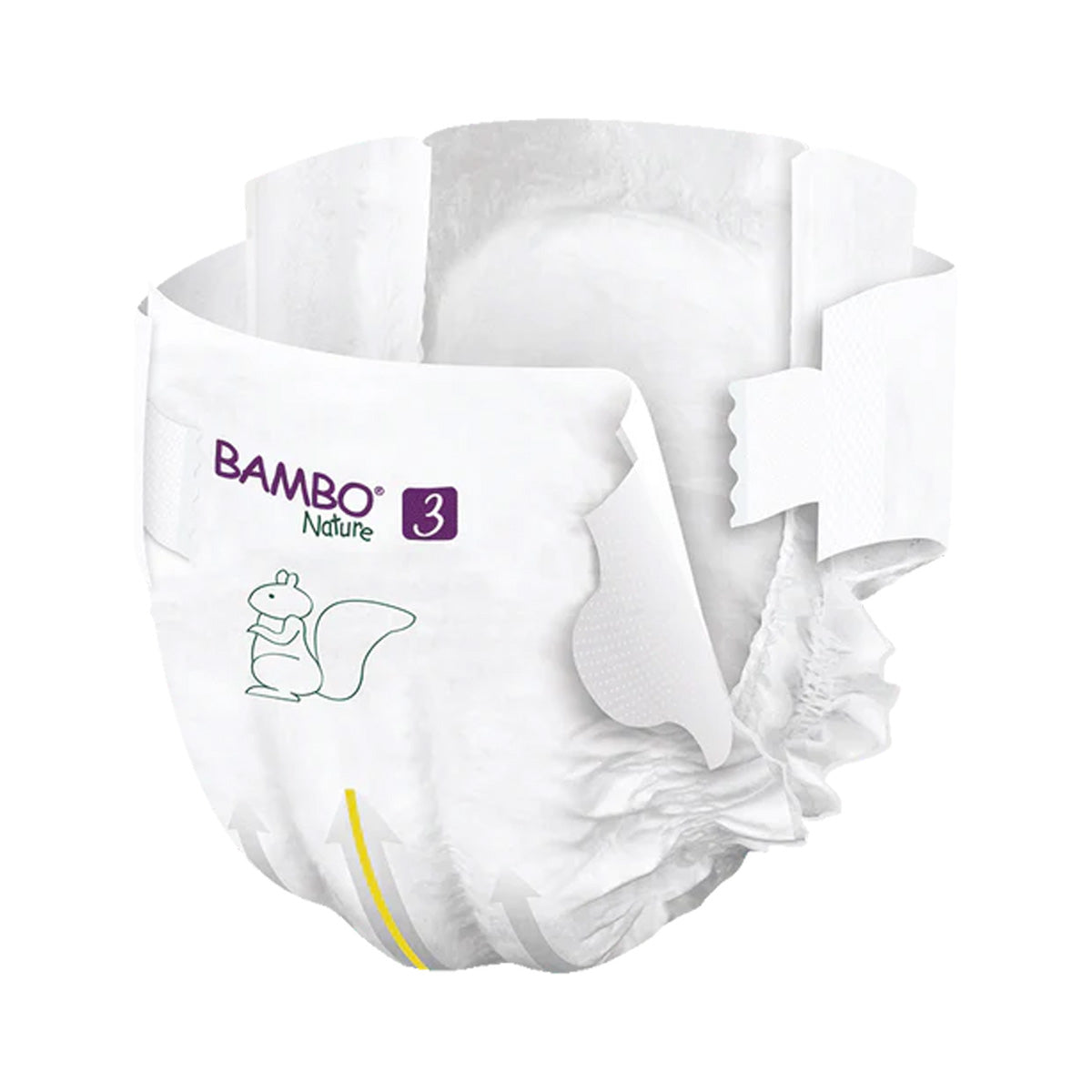 Pack Pañales Bambo Nature talla 3, (4-8 kg), 3 x 28 unidades