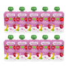 Pack 10 uds Pouches Yogur y Frambuesa ECO Smileat 100 g