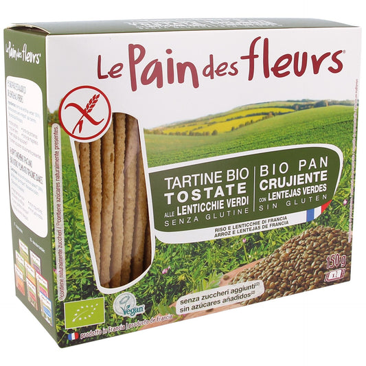Tostadas Crujientes Crakers de Trigo Sarraceno sin gluten BIO Le Pain de Fleurs150 g