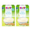 Pack x 2 Papilla de crema de arroz sin gluten bio +4 meses HiPP 200 g