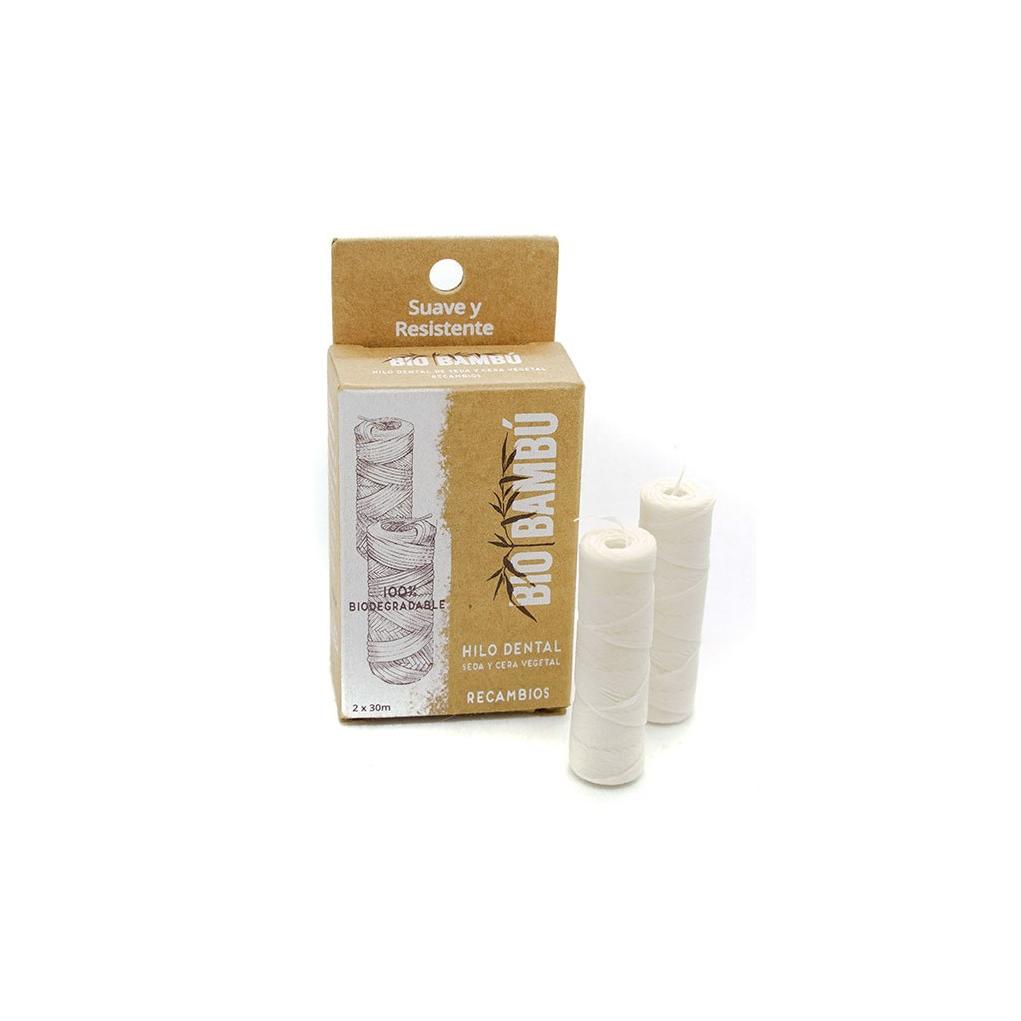 Hilo dental cera vegetal Bio Bambú