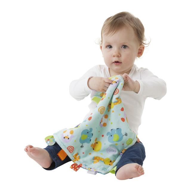 Mantita doudou de animalitos de selva Playgro