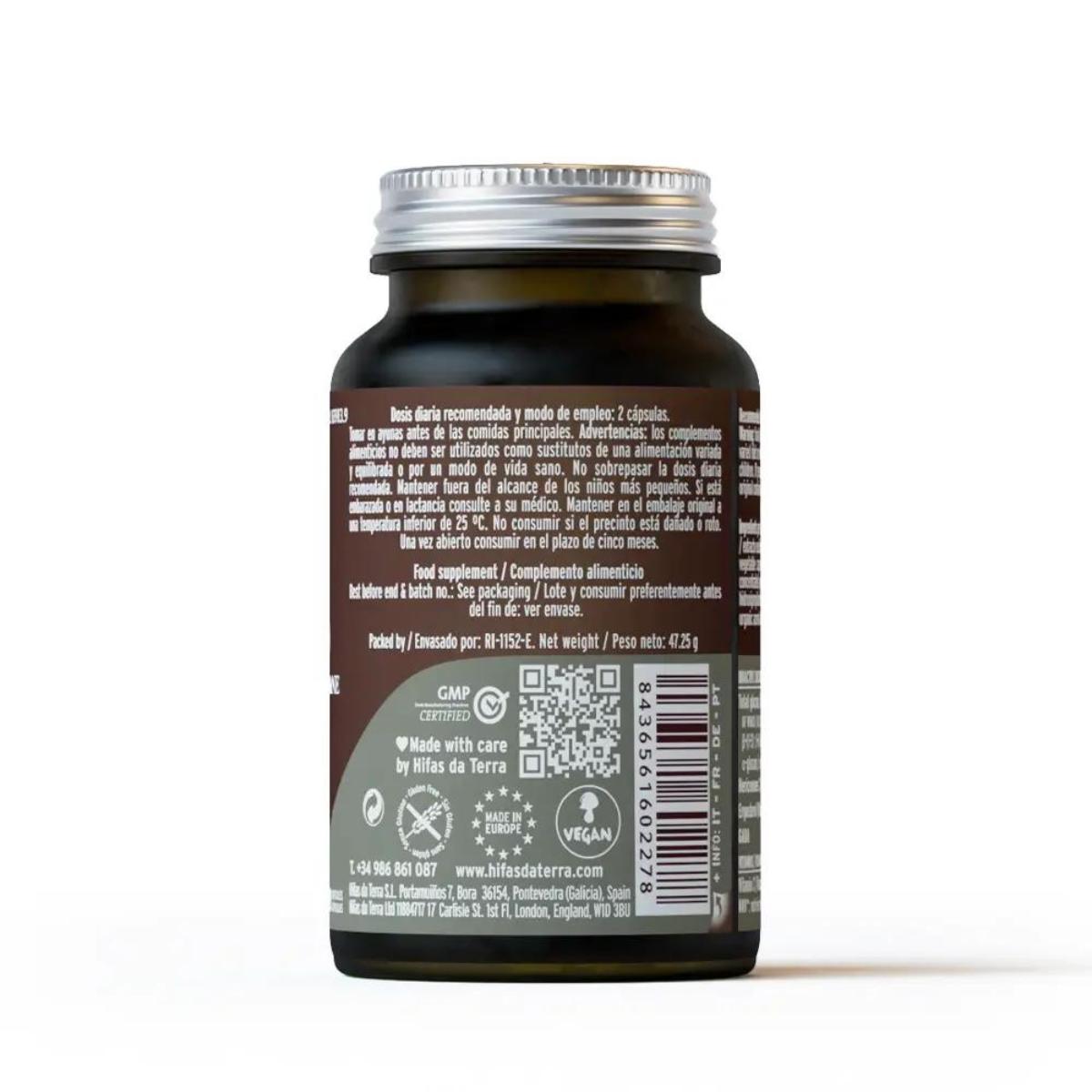 Mico Leo Melena de León BIO Hifas da Terra 675 mg 70 cápsulas