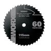 Disco de corte de acero rápido HSS 115mm para WorxSaw XL - Worx