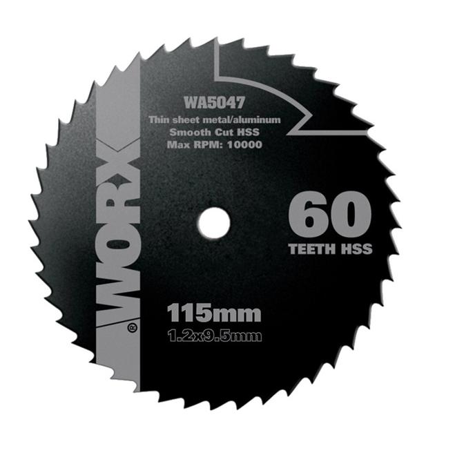 Disco de corte de acero rápido HSS 115mm para WorxSaw XL - Worx