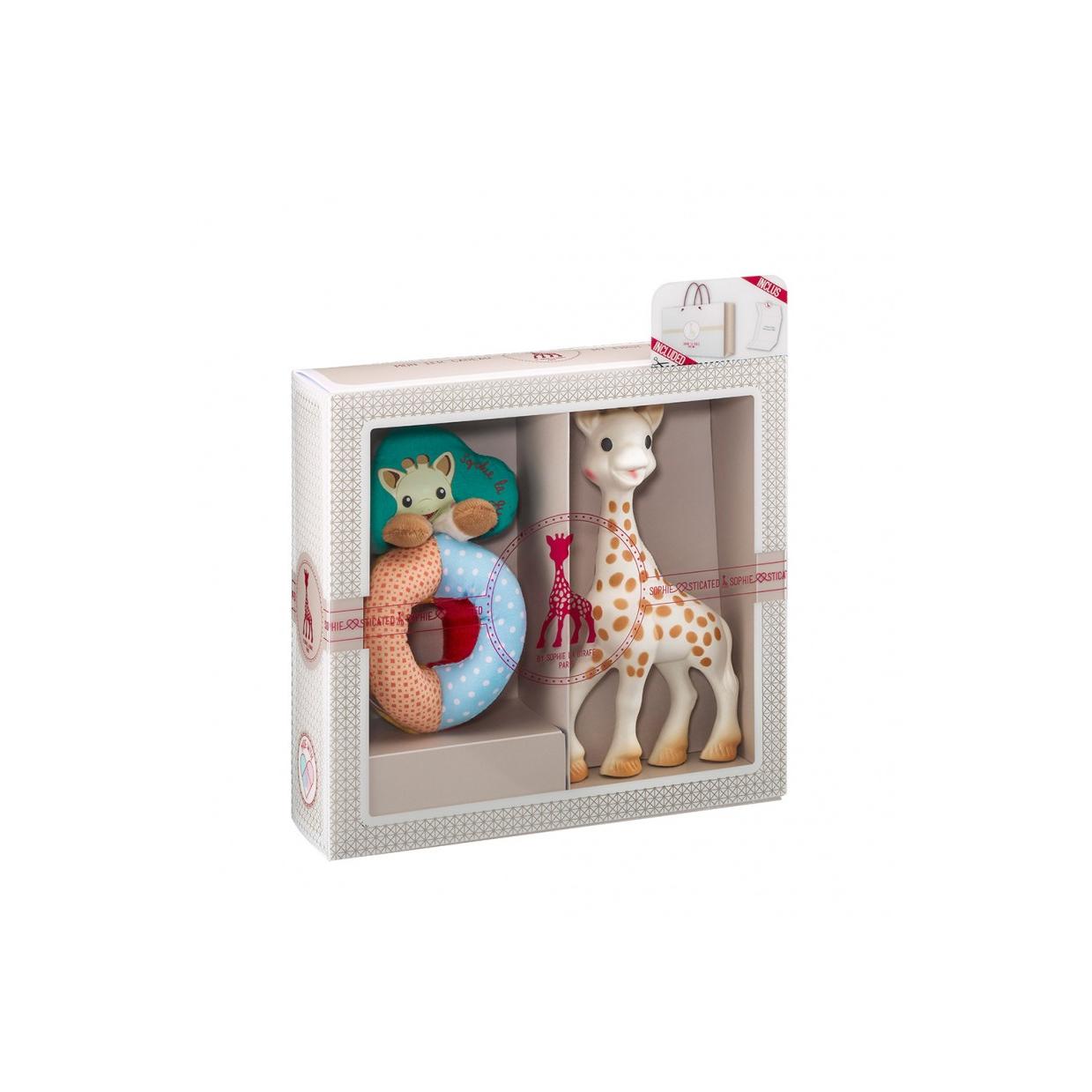 Mi primer set Sophie la Jirafa y sonajero Sense & Soft