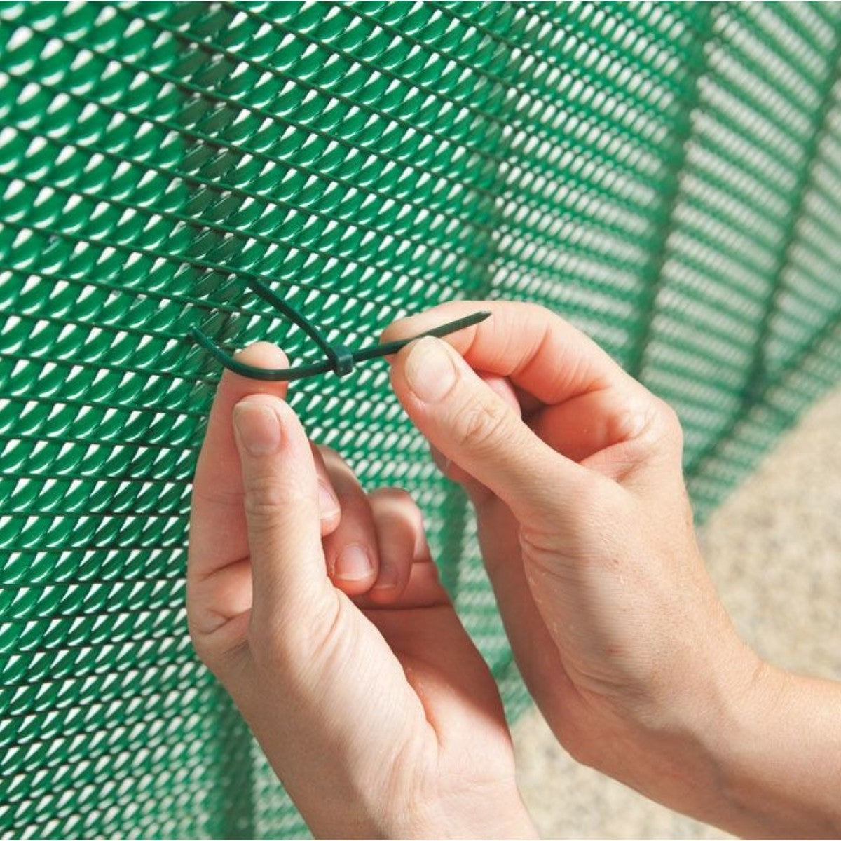 Bridas de sujeción Biotop 25 cm Verde