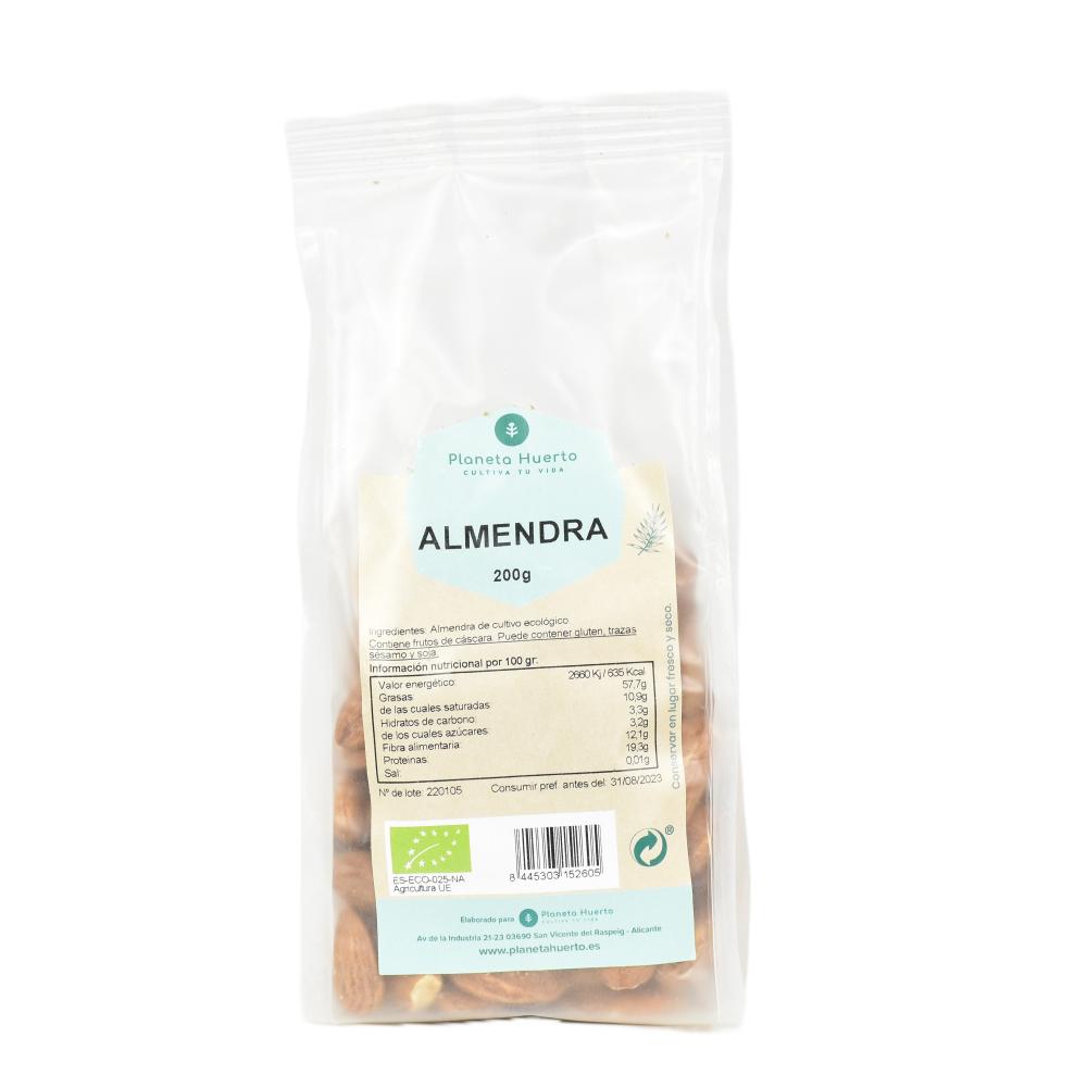 Almendras con piel ECO Planeta Huerto 200 g