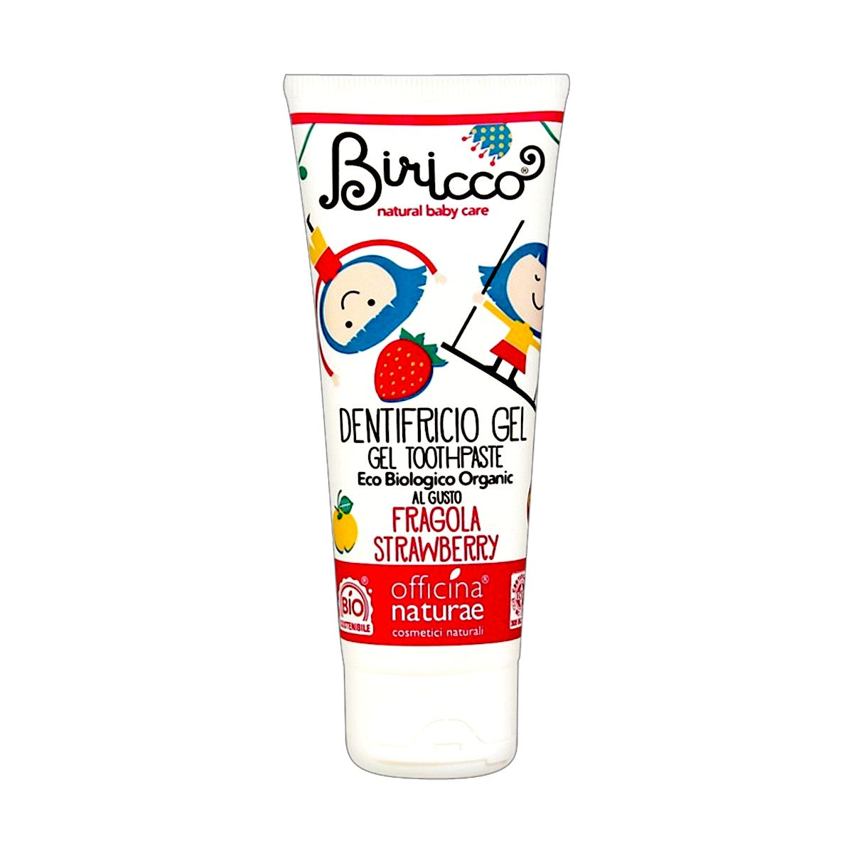 Pasta de dientes Kids Officina Naturae sabor Fresa 75 ml