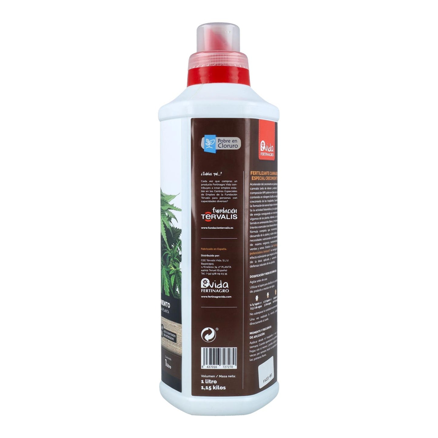 Fertilizante cannabis especial crecimiento Fertinagro 1 l