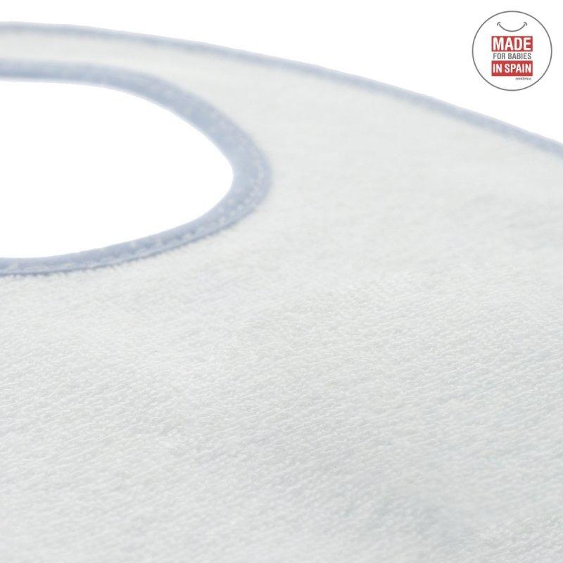 Babero Redondo con Velcro Sky celeste/ Lluvia  Cambrass