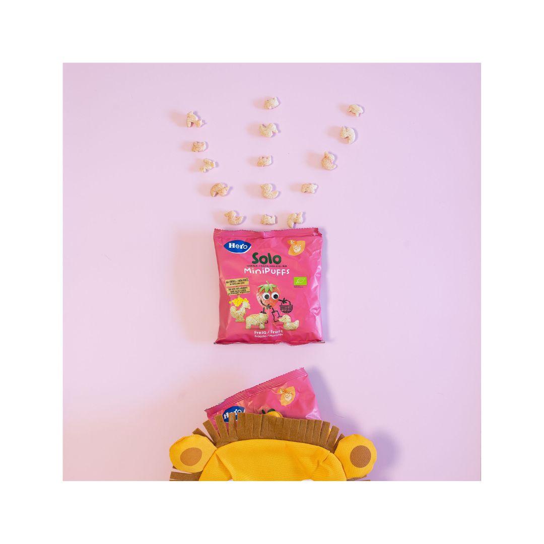 Snacks de Fresa Eco 18 g- Hero Solo