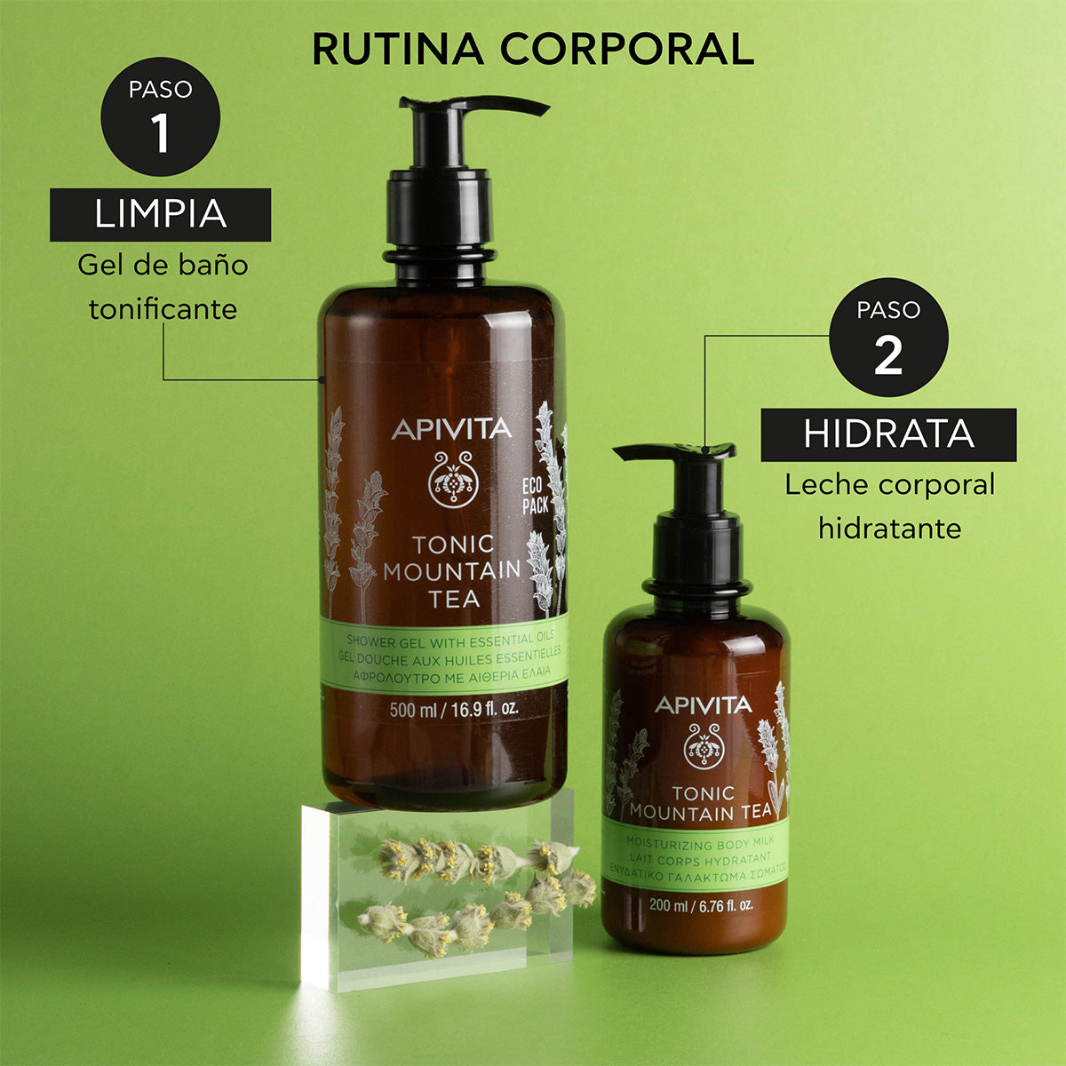 PROMO Gel Mountain Tea Apivita 500 ml