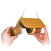 Flutter Butter de madera Comedero para botes