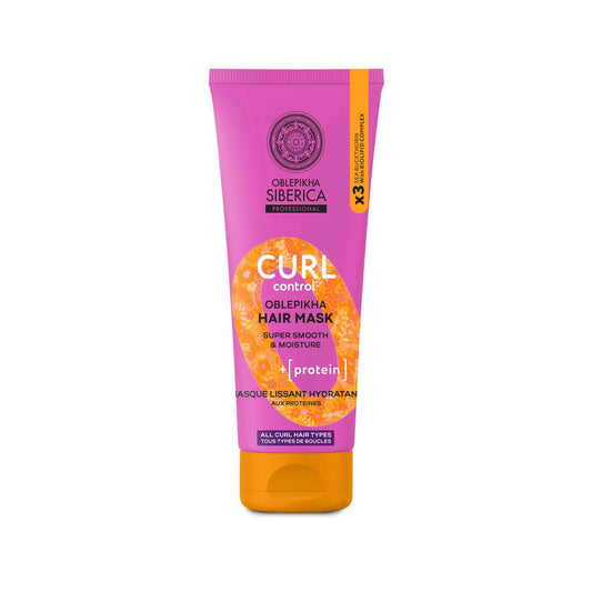 Mascarilla capilar con proteínas «CURL CONTROL», Natura siberica, 200 ml