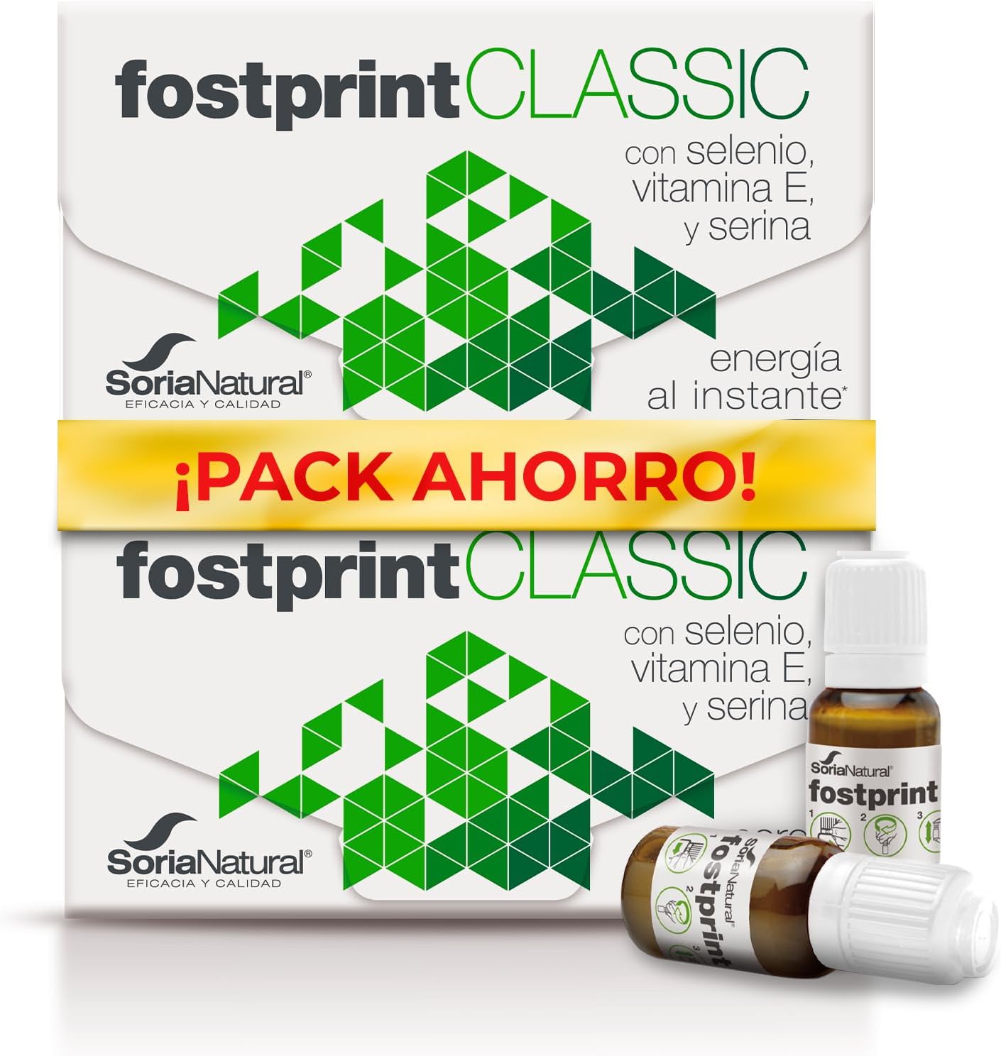 Pack X2 Fost Print Classic Soria Natural 20 viales con 15 ml cada uno