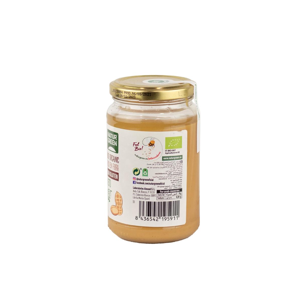 Crema de Cacahuete Bio NaturGreen 330g