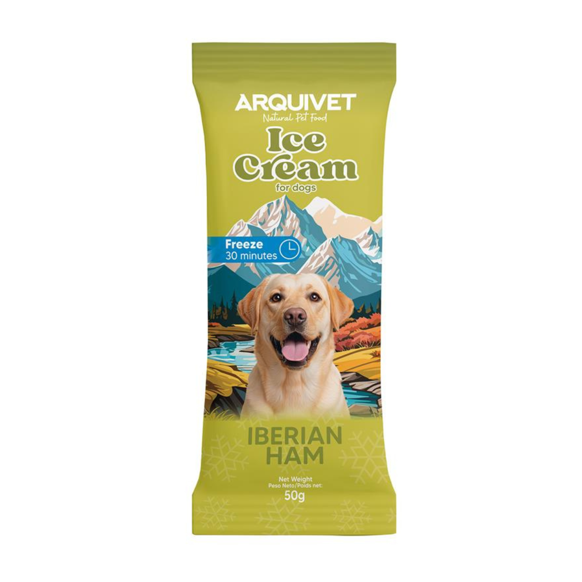 Ice Cream Helado de Jamón Ibérico para perros Arquivet 50 g