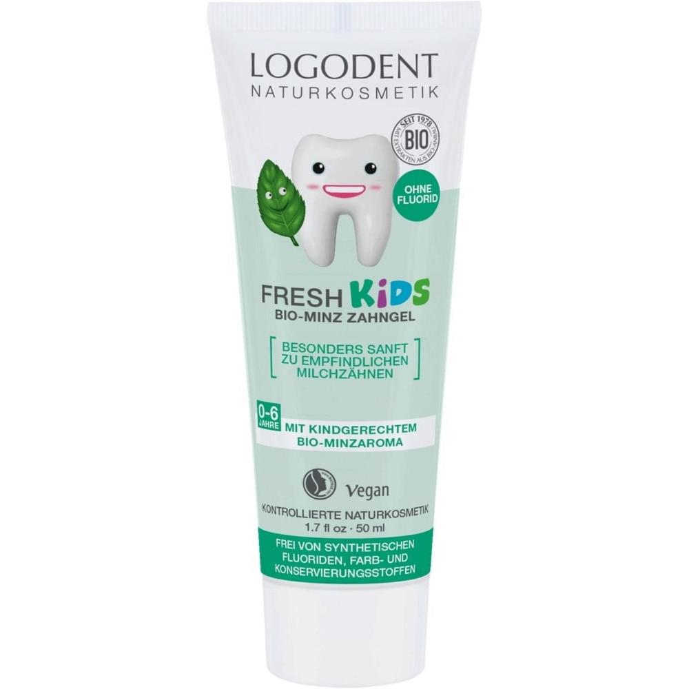 Gel Dentífrico Menta Niños Logona 50 ml