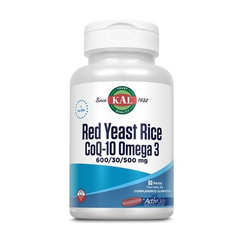 Arroz rojo/Q10/Omega 3  Kal 60 Perlas