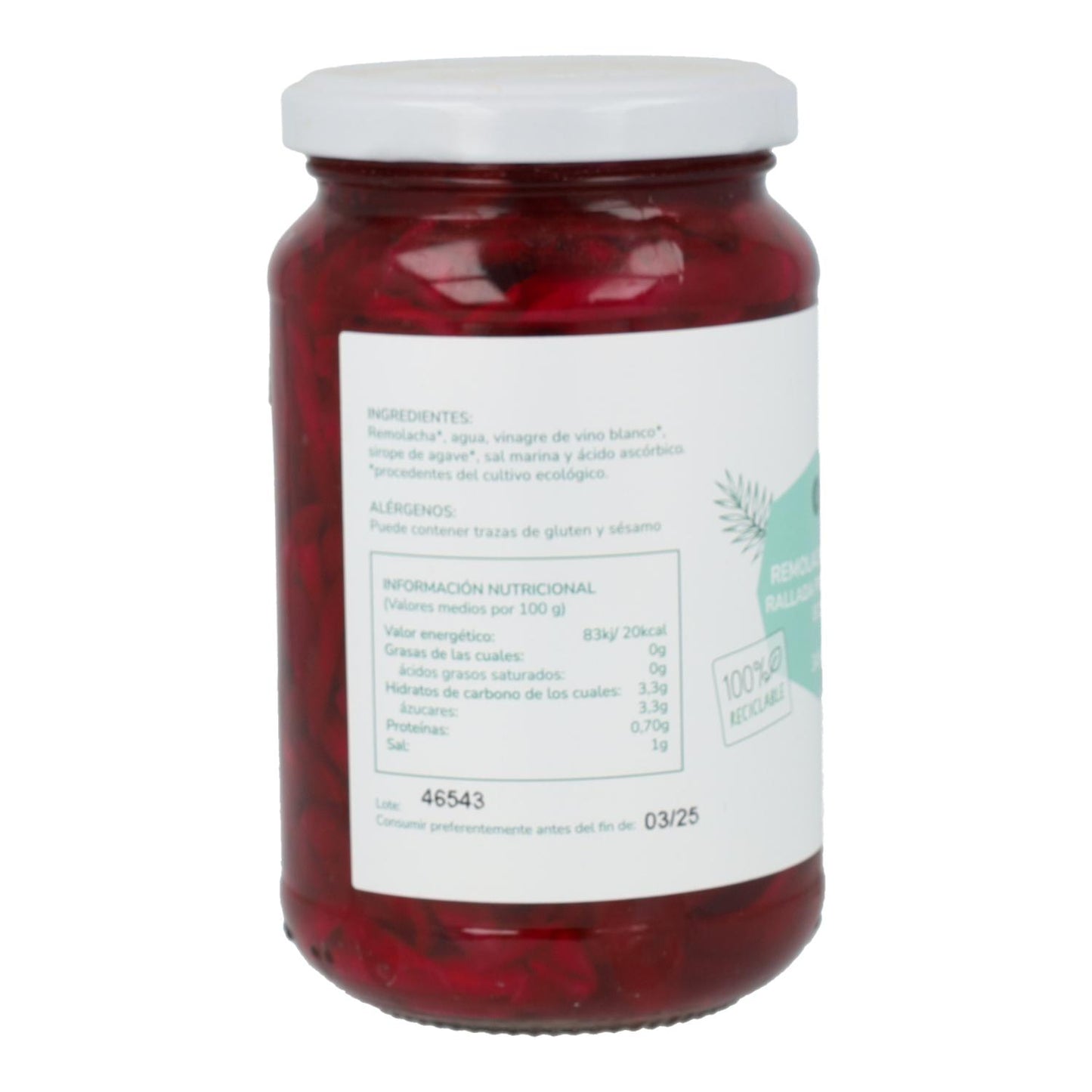 Remolacha rallada Eco Planeta Huerto 345 g
