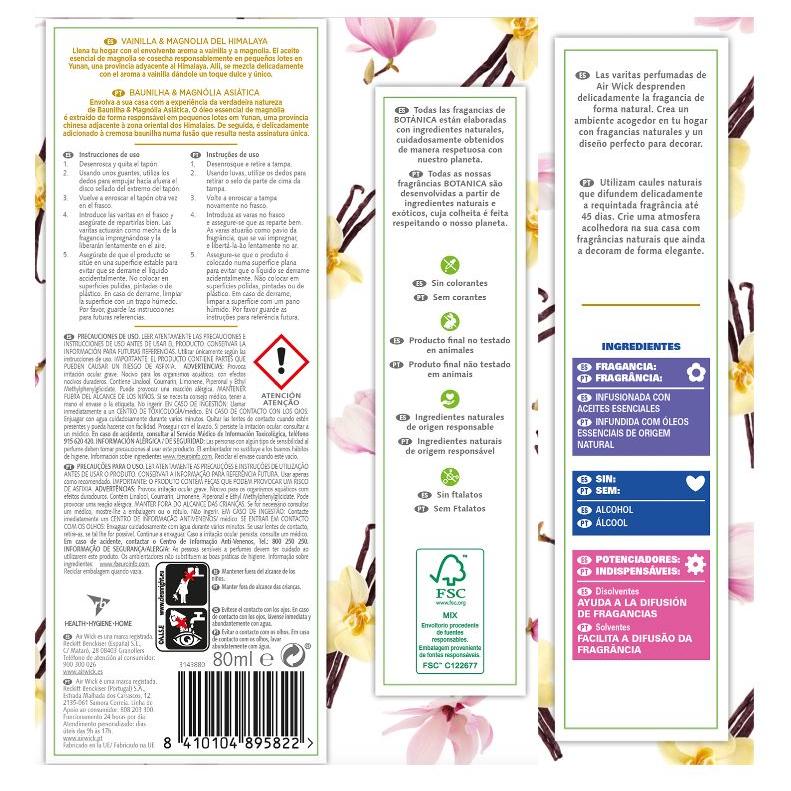 Varitas Perfumadas Vainilla Botanica