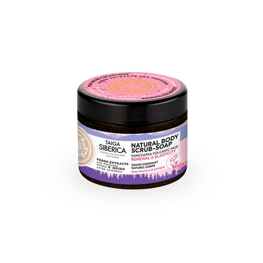 Jabón Exfoliante natural Renovación y Elasticidad Taiga Natura Siberica 300 ml