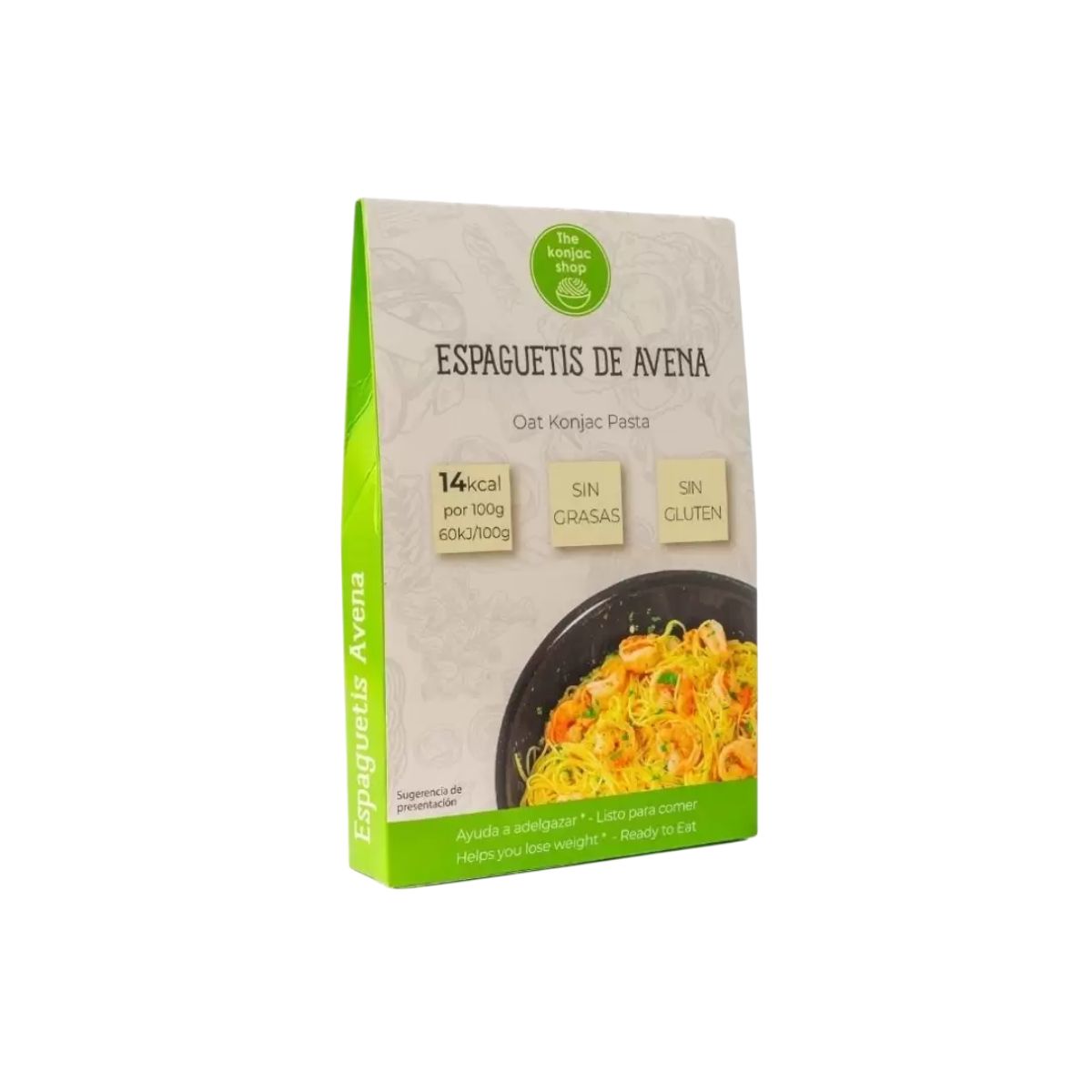 Espaguetis konjac avena The Konjac Shop 200g