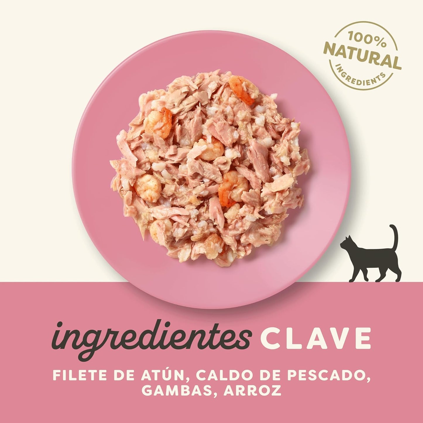 Comida húmeda para gatos Lata Atún y gambas Applaws 156 g