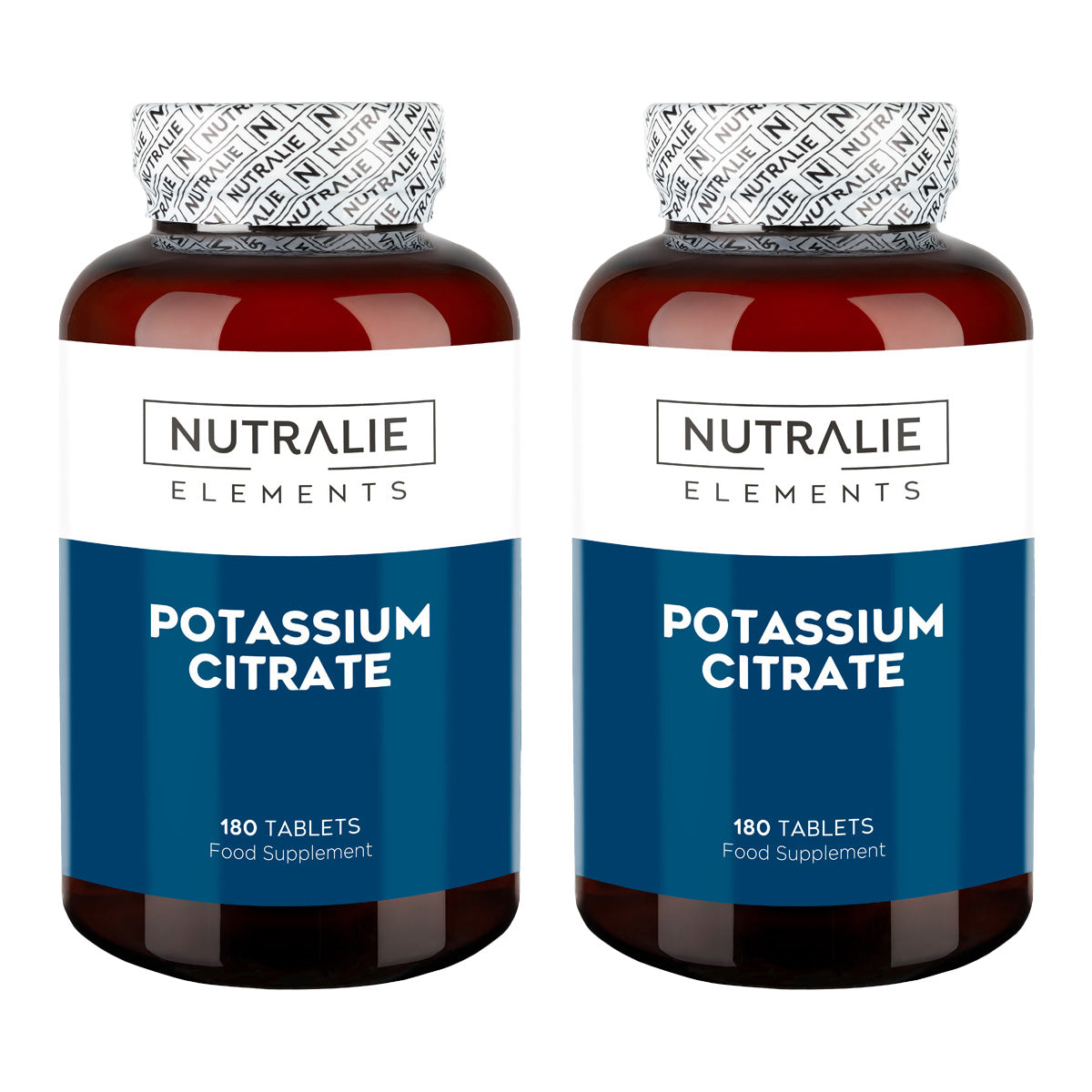 Pack 2x Citrato de Potasio, Nutralie, 180 comprimidos